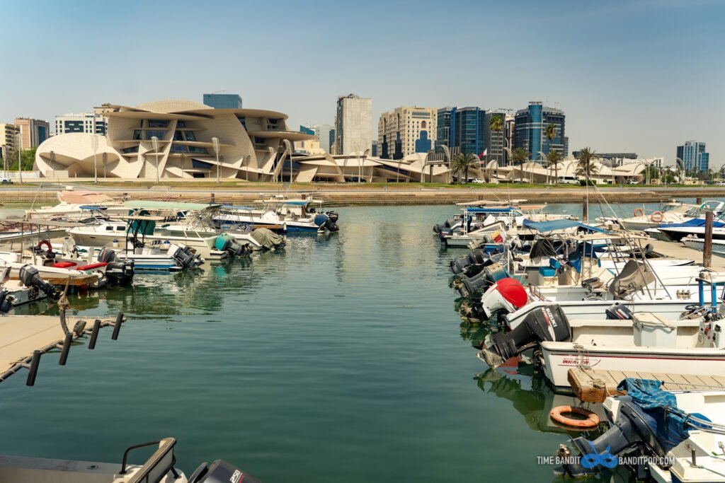 A photo of the Marina looking towards NMoQ