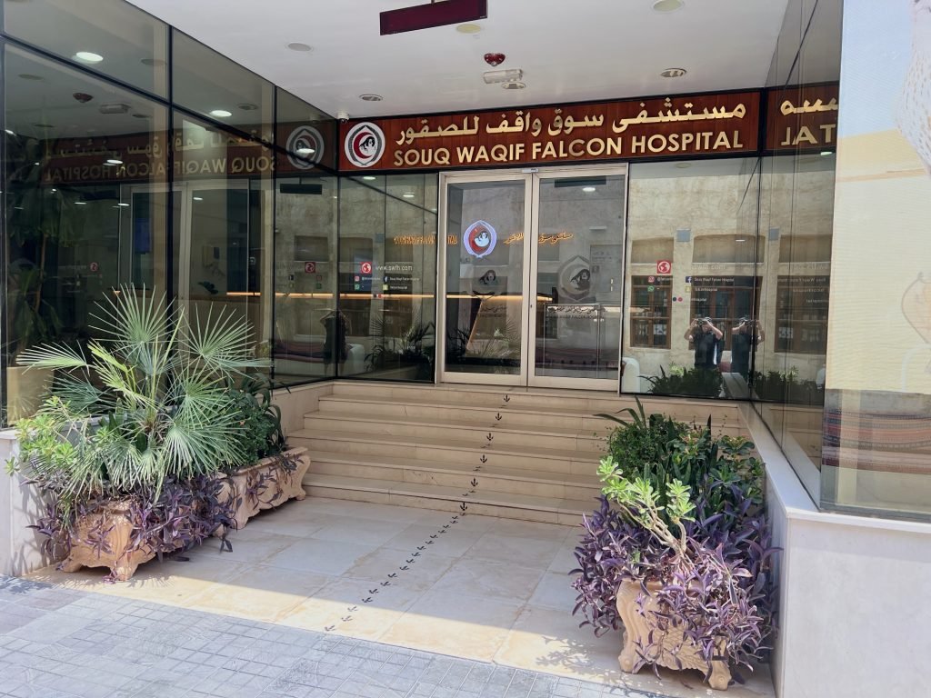 A photo of the Souq Waqif Falcon Hospital