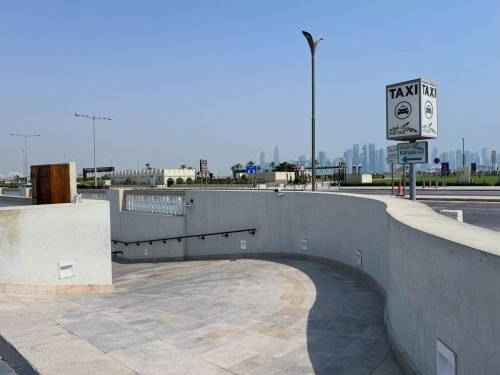 A photo of The entrance to the Souq to Corniche Underpass